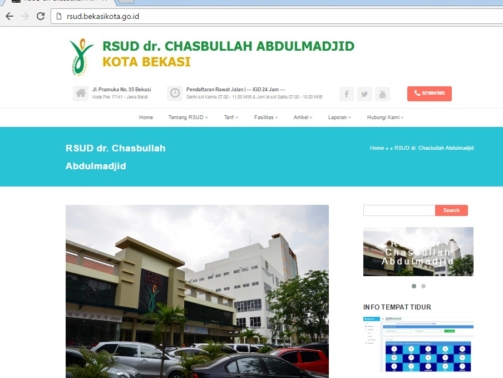 WEB RESMI RSUD KOTA BEKASI