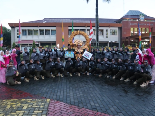 Peserta Parade Baris Berbaris (defile) RSUD CAM Kota Bekasi