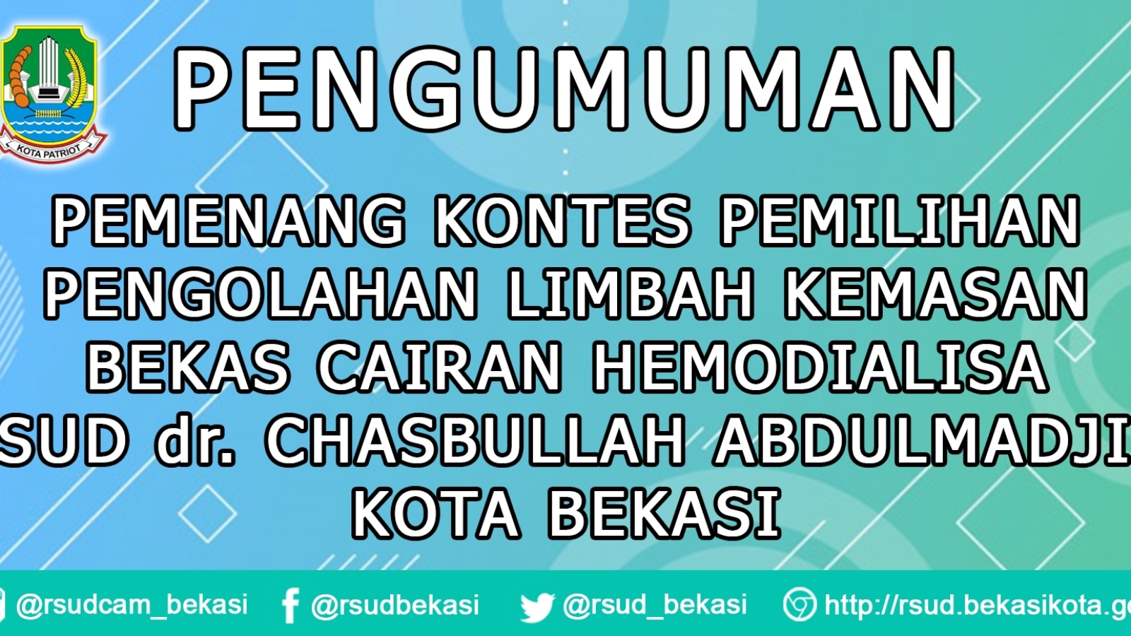 pengumuman pemenang lelang
